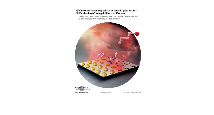 IL-CVD as frontispiece in Angewandte Chemie!