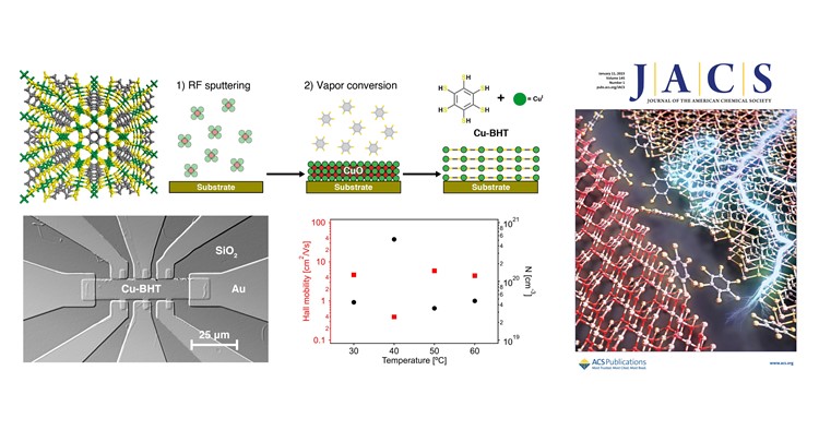 CVD and HR patterning of highly conductive 2D polymer film @JACS!