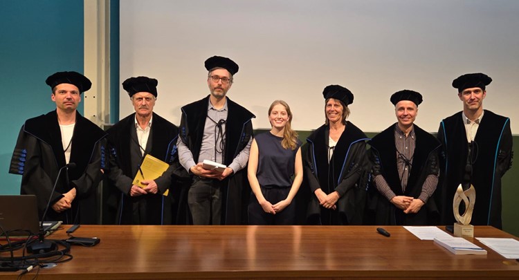 Margot successfully defends her Ph.D.!